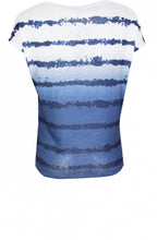 Navy & White Stripes Top