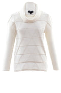 Off White Cowl Neck Jumper