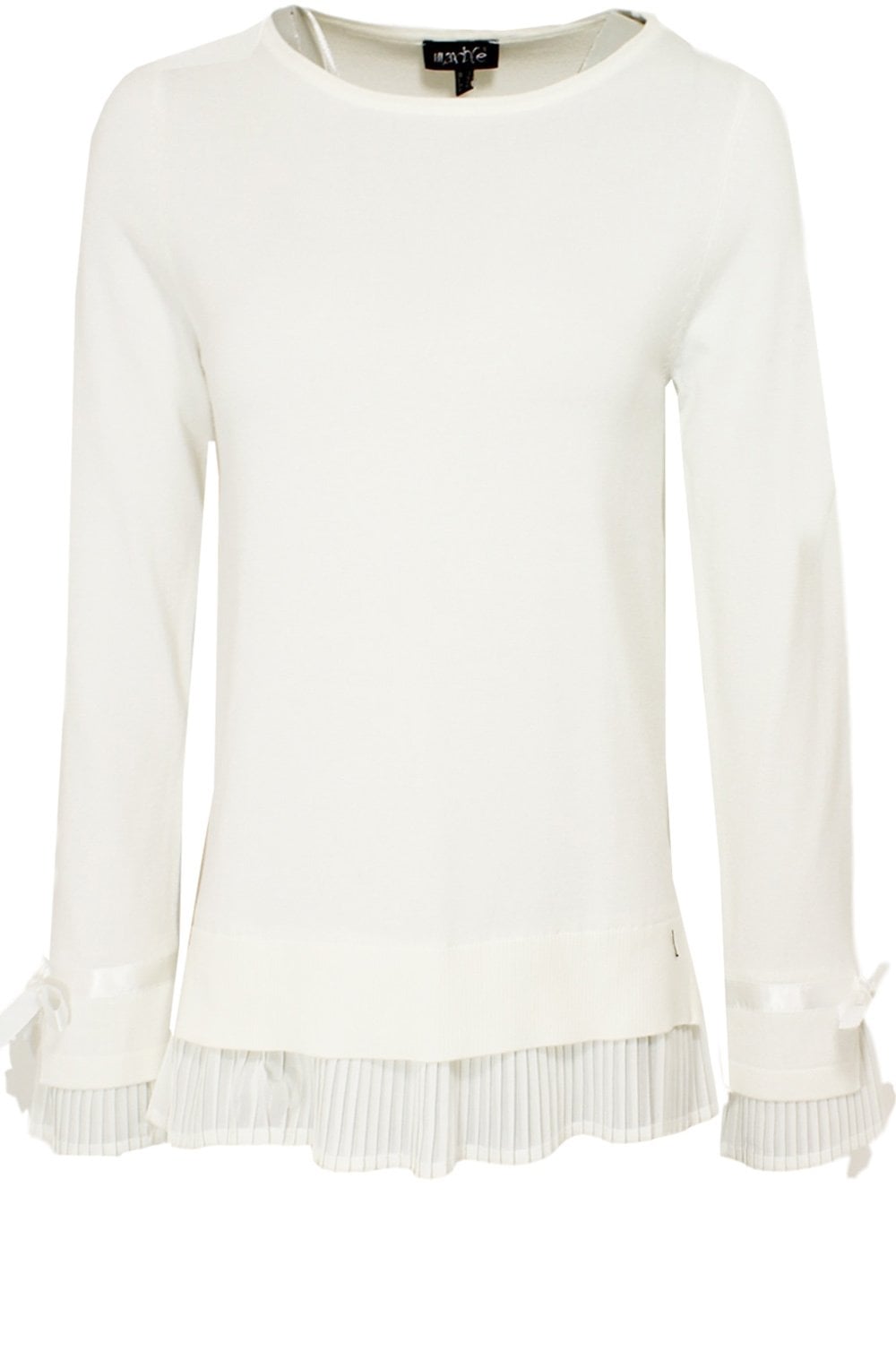 Off White Layered Effect Sweater