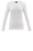 Off White Ribbed and Sparkle Jumper
