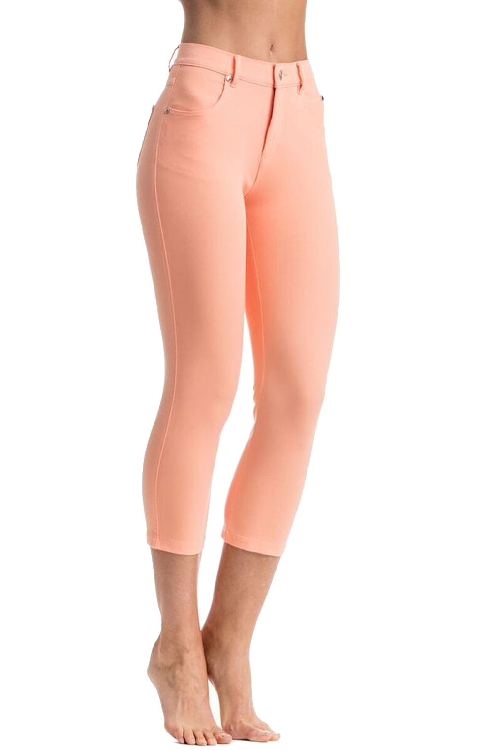Orange Cropped Trousers