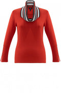 Orange Detachable Snood Jumper