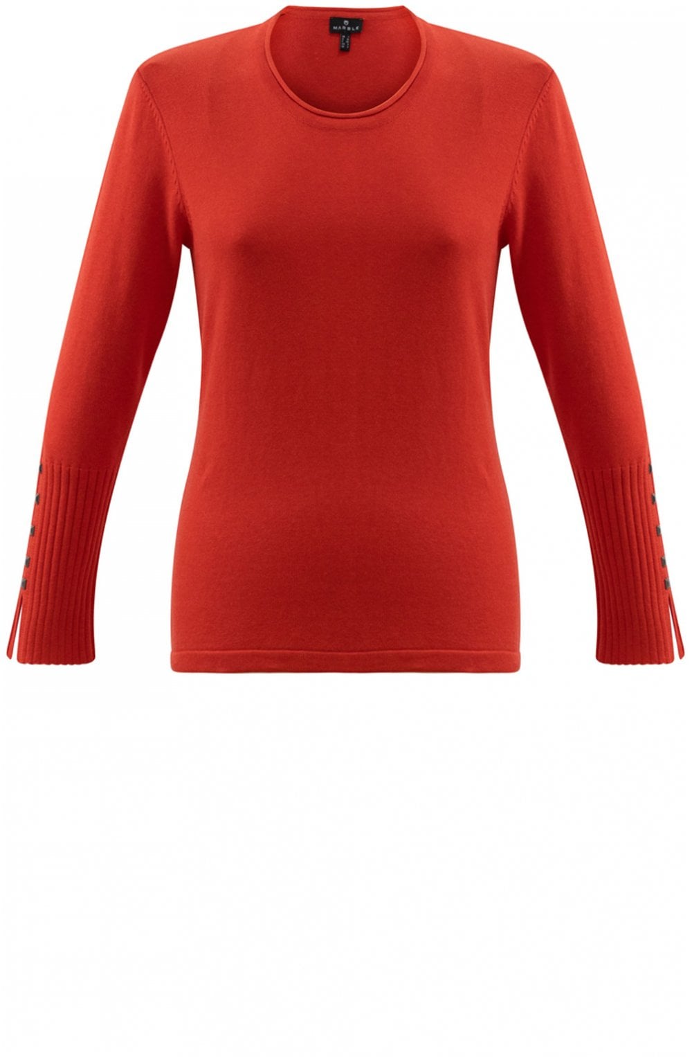 Orange Detachable Snood Jumper
