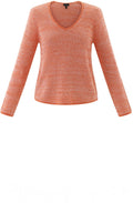 Orange Marled Knit Jumper