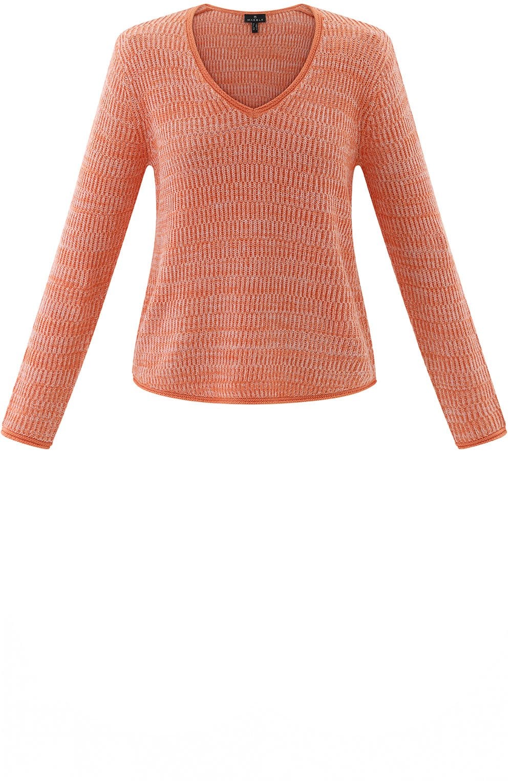 Orange Marled Knit Jumper