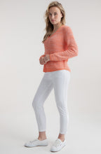 Orange Marled Knit Jumper