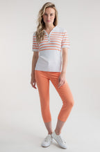 Orange Short Sleeved Collared Jumper