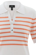 Orange Short Sleeved Collared Jumper