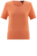 Orange Short Sleeved Jumper