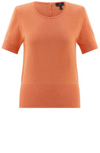 Orange Short Sleeved Jumper