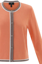 Orange Statement Stripe Cardigan