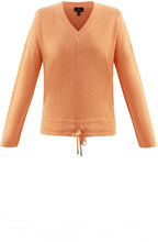 Orange V Neck Jumper