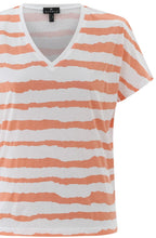 Orange Wide Stripe T Shirt