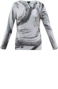 Pale Blue Patterned Jumper