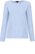 Pale Blue Star Knit Sweater
