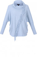 Pale Blue Tassel Front Jumper