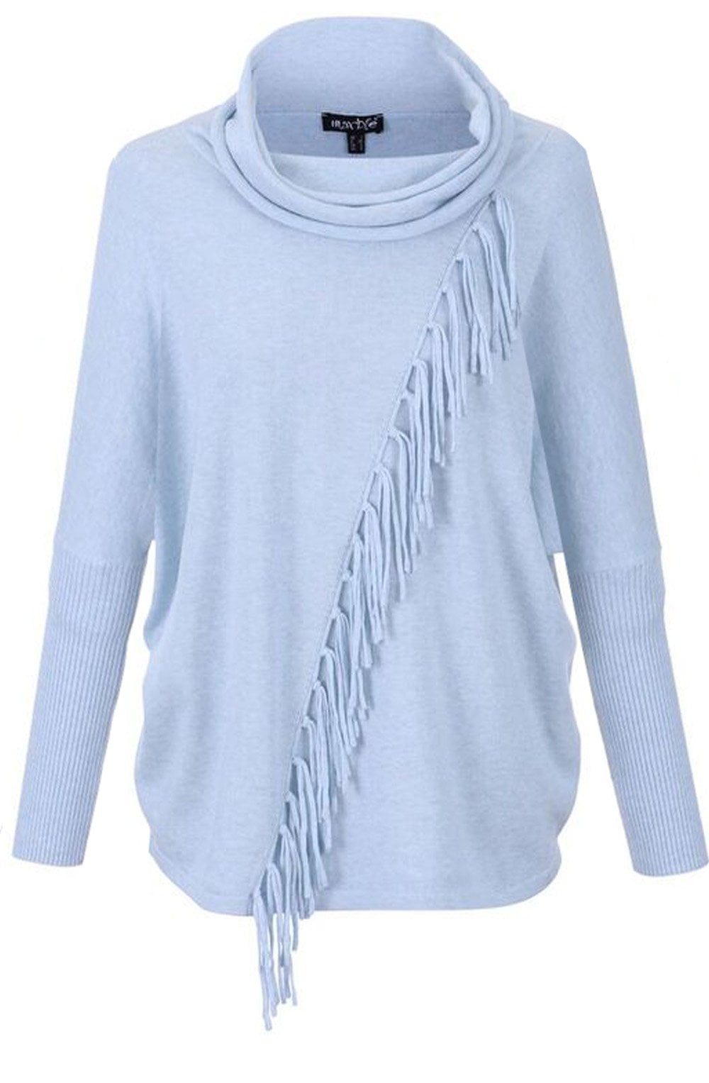 Pale blue tasseled Sweater