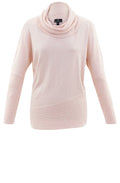 Pale Pink Cowl Neck Jumper