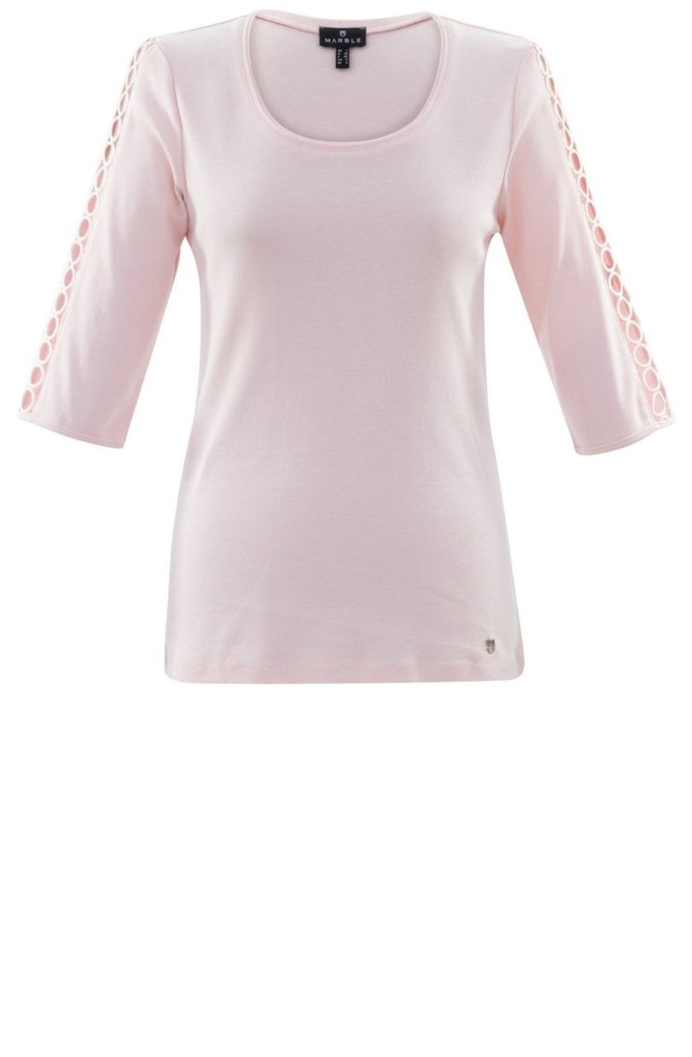 Pale Pink Jersey Top