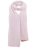 Pale Pink Knit Scarf