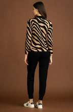 Pale Tobacco Animal Print Cardigan