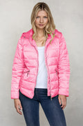 Pink in Quilted Coat