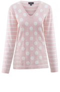 Marble Pink and White Jumper