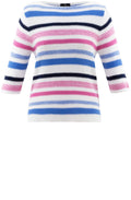 Pink & Blue Striped Jumper