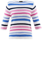 Pink & Blue Striped Jumper