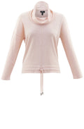 Pink Cowl Neck Relaxed Jumper