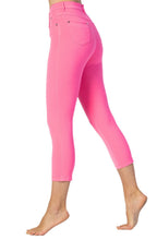 Pink Cropped Jeans