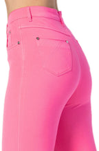 Pink Cropped Jeans