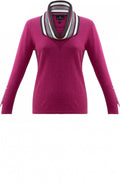 Pink Detachable Snood Jumper