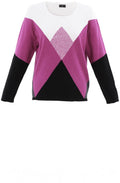 Pink Diamond Print Jumper