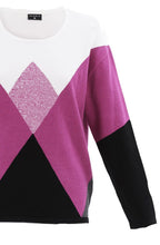 Pink Diamond Print Jumper