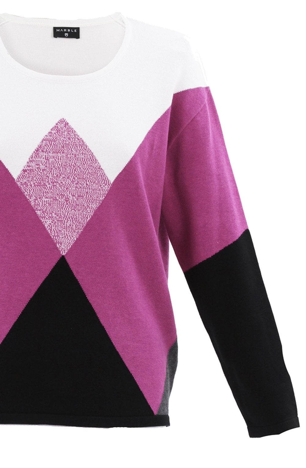 Pink Diamond Print Jumper