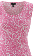 Pink Fit and Flare Jersey Knee Length Dress