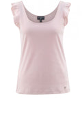 Pink Frill Detailed Vest Top