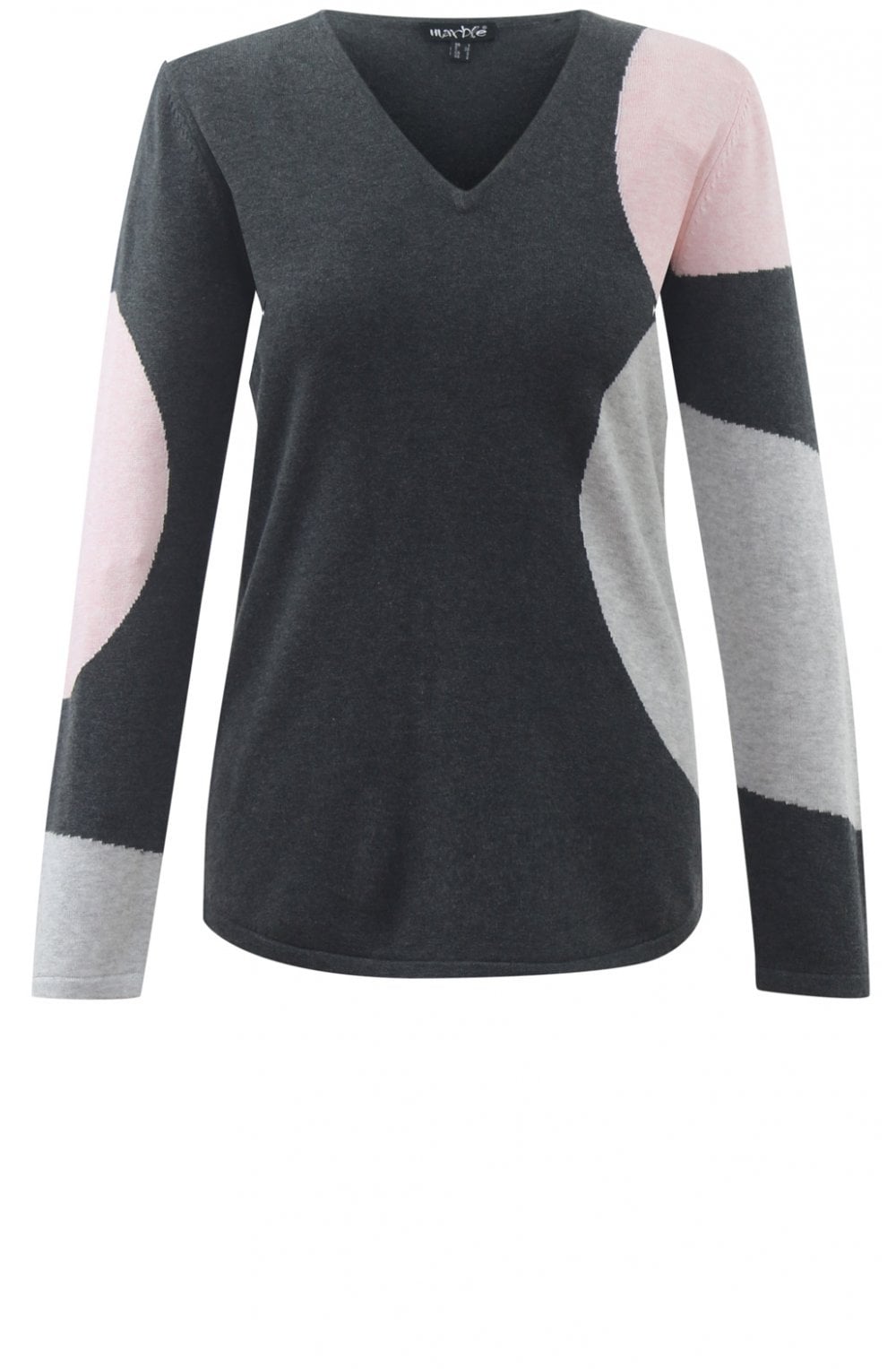 Pink & Grey Jumper