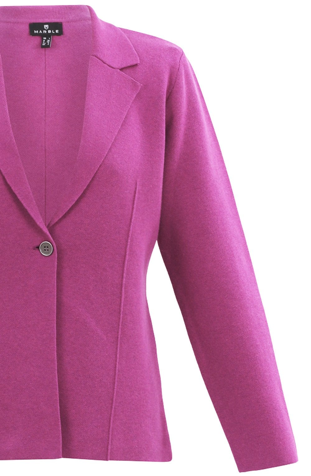 Pink Knitted Blazer