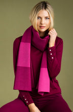 Pink Oversized Buffalo Check Scarf