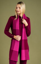 Pink Oversized Buffalo Check Scarf