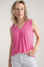 Pink Pleated Vest Top