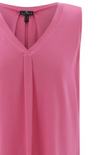 Pink Pleated Vest Top