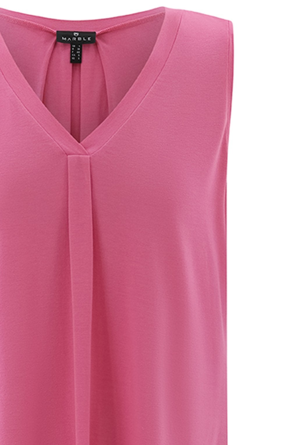 Pink Pleated Vest Top