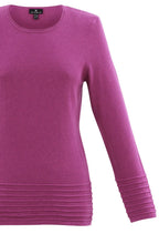 Pink Ribbed Detail Jumper