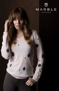 Pink Spot Print Jumper
