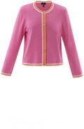 Pink Statement Stripe Cardigan