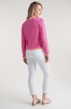 Pink Statement Stripe Cardigan