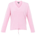 Pink V Neck Jumper
